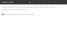 Tablet Screenshot of matthewhasty.com